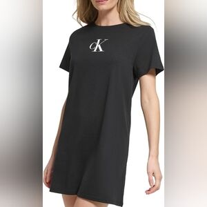 NWOT Calvin Klein Logo Tshirt Dress Size L